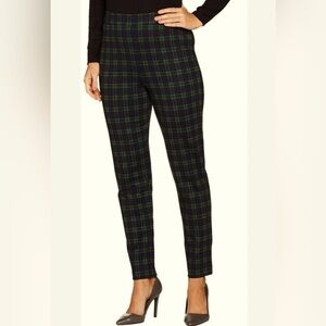 joan rivers Women’s Multicolor  Ankle Pants Size Small stretch comfy work Office